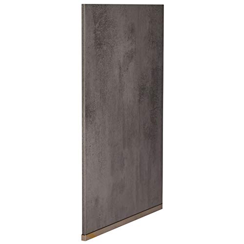 Abschlusswange für Unterschrank nobilia elements UWA16, 16 mm, 354 Beton Schiefergrau Cover