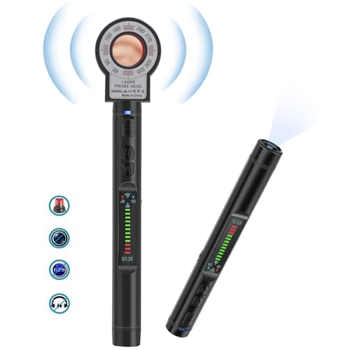 Nisanmoon Anti Rilevatore di Telecamere Spia, Rilevatore di Telecamere Nascoste senza fili Bug...