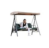 CY Swivels Auflage für Hollywoodschaukel nach Maß Individuelle Schaukelbankauflage Kissen Palettenpolster Sitzkissen und Rückenkissen (Grün)