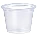 Dart Conex Complements Portion/Medicine Cups, 1 oz, Clear, 125/Bag, 20 Bags/Carton