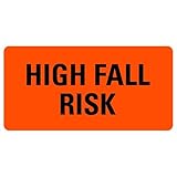 HIGH FALL RISK Medical Healthcare Labels 500 - 2