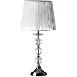 Lampara Arabe Sobremesa Lámpara de sobremesa árabe plateada de metal para salón Arabia - Lola Derek