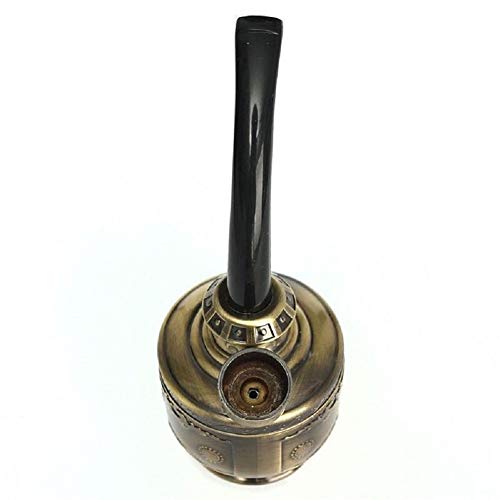 Mannioude Mini Wasserpfeife Shisha Pfeife Kräuter Unkraut Tabak Metall Hookah + 10 Siebe – Bild 7