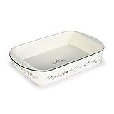 Pfaltzgraff Winterberry Rectangular Baker, 13 Inch, White