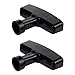 Pull Cord Handle, Gasoline Engine Pull Starter Handle Grip, Replacement Recoil Starter Pull-Handles for Lawn Mower, Generator, Chainsaw, Trimmer, Edger Brush Cutter, Engine Parts (2 Pack, Black)