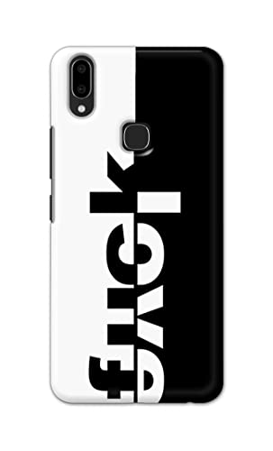 Image of PRINTFIDAA One Words Fukc Love Creative Art Innovative Wonderfull Printed Designer Hard Case for Vivo V9 / V9 Youth /Vivo Y85 / Vivo Z1 / Z1i / Z3x / Z1 Lite / Y89 Back Cover -(e) RPM1003