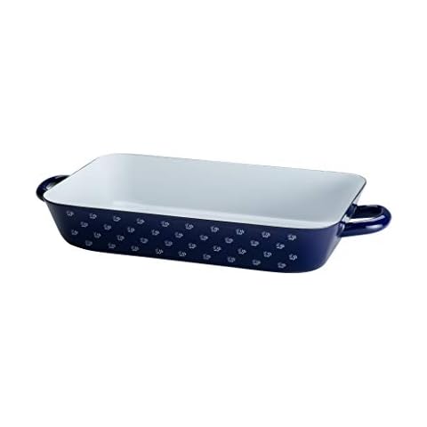 Riess, 0046-074, Bratpfanne 33/20, Bräter, Ofenpfanne, COUNTRY - DIRNDL, 33 x 20 cm, Höhe 6 cm Cover