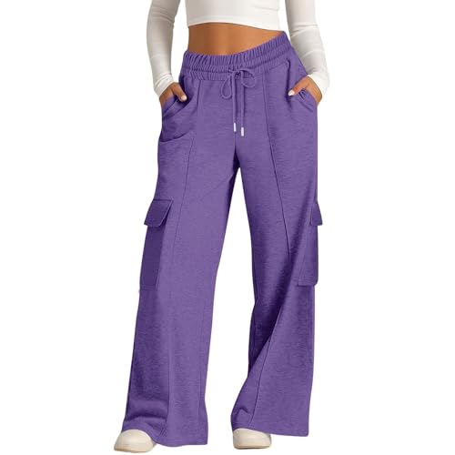 Pantalon cargo ample pour femme résolvant le problème de taille inconfortable