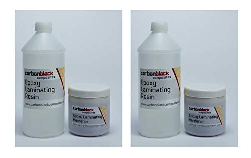 Image of carbonblack composites Epoxy Laminating Resin 200g + 100g (Pack of 2)