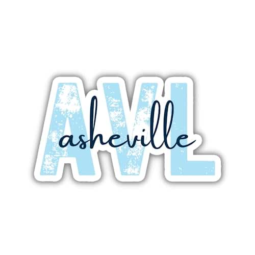 Amazon.com: AVL Asheville North Carolina Airport Code Travel Sticker ...