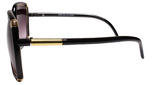 Vintage Retro Oversized Stylish Square Frame Womens Sunglasses3