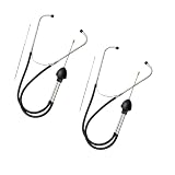 ANFTDCO 2PCS Car Mechanic Stethoscope, Automotive Stethoscope Engine Tool with 80mm 220mm Probes Extended Handle, Vehicle Sensitive Hearing Diagnostic Tools, Universal for SUV Motorcycle Truck