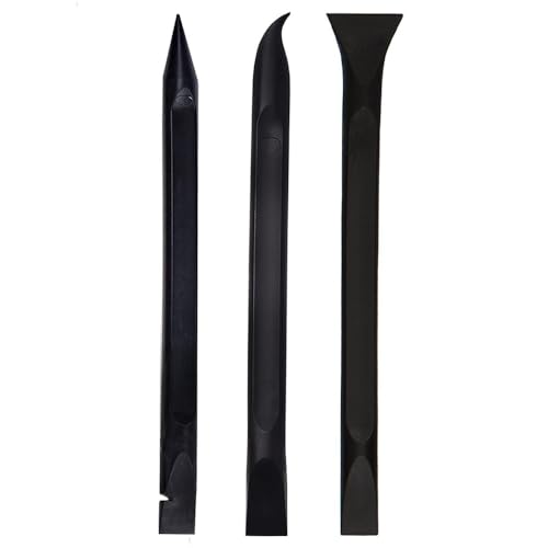 Fongmore 3 Pcs Carbon Fiber Plastic Scraper Spudger Pry Tool Kit Electronics Repair Opening Tools Kit Prying Open Tool for Laptop, Cell Phone, Tablet, Computer Smartphones