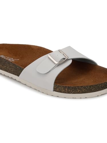 Image of LYDC LONDON Women's Sandals. Lightweight stylish and comfortable flat sandals for office wear and gatherings. Orthopaedic and flat foot friendly. Doctor trusted timeless fashion sandals for women with modern appeal