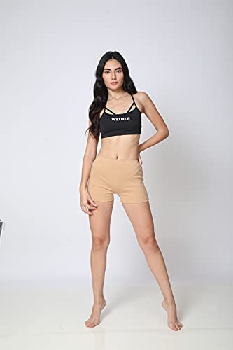 Image of Good Connection Boyshort Yoga Workout Panties Comfortable Breathable Quick Dry Seamless Underwear