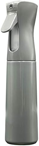 Hair Spray Mist Bottle Continuous - 10oz 360 Fine Spritzer Squirt Water Bottle Empty Plastic Pump for Barber Plant Cleaning