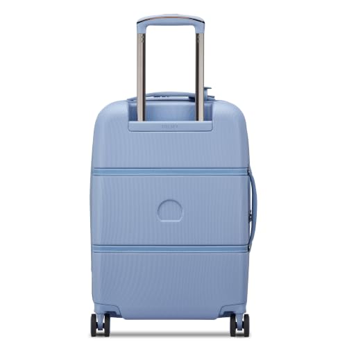 Image of DELSEY PARIS Chatelet Air 2.0, 20 Inch Carry-On Plus Luggage, Light Blue
