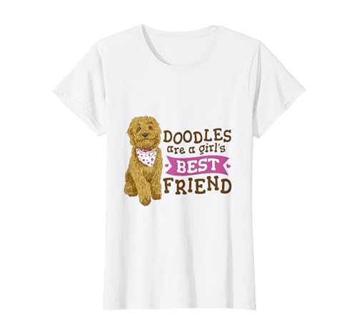 Goldendoodle are a girls best friend dog cute Goldendoodle T-Shirt
