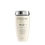 Kérastase Densifique Femme, Champú Densificante, Aumenta el Volumen, Enriquecido con Ácido Hialurónico y Glucopéptidos, Para Pelo Fino y Debilitado, Bain Densité, 250 ml