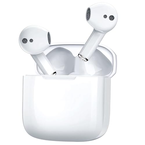 Design Ergonomico e IPX7 Impermeabile: Progettate ergonomicamente, gli auricolari senza fili. Ognuno pesa solo 3 grammi e non si sente a disagio o doloroso da indossare per lunghi periodi di tempo.Gli auricolare bluetooth sono dotati di una tecnologia di rivestimento nano di livello IPX7, che sigilla efficacemente la superficie di entrambi gli auricolari, rendendoli resistenti agli schizzi, al sudore e all'acqua piovana quotidiana.