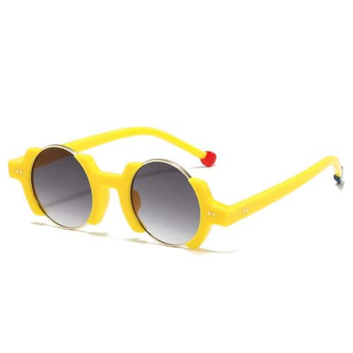 Lunettes de soleil rondes contre l'éblouissement avec protection UV400 pour femme
