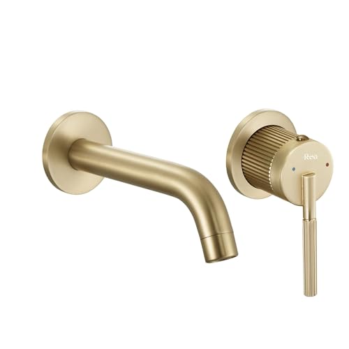 Rea B7808, Grifo para lavabo empotrado ARGON, Brushed gold