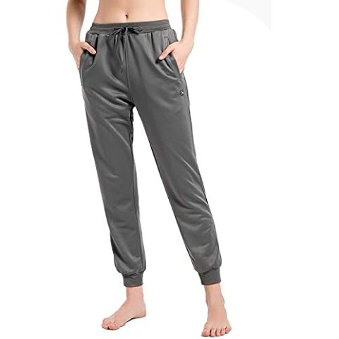 RION Joggers for Women High Stretch Quick Dry sSweatpants Women Moisture Absorption Breathable Casual Sweat Pants Grey Cover