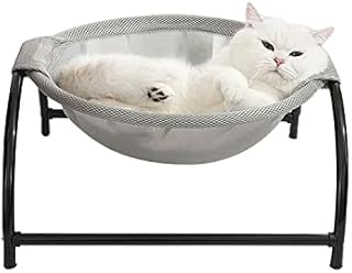 Cat Hammock Bed, Raised Cat Sleeping Bed, Comfortable and Breathable Pet Cat Hammock, Free-Standing Cat Sleeping Cat Bed Cat Supplies Pet Supplies, Cat Sofa Bed for Indoor and Outdoor