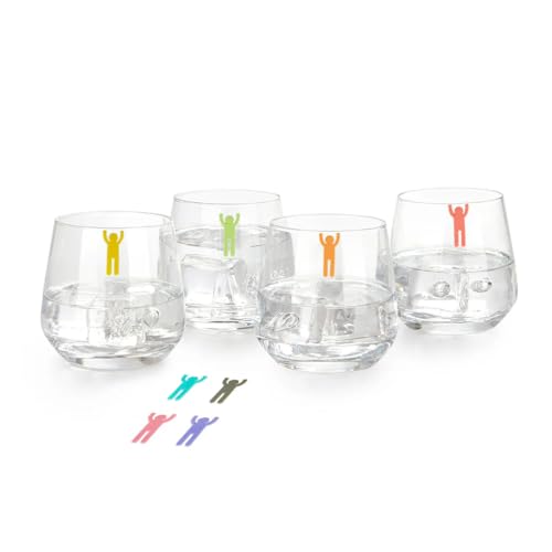 Marque-verres multicolores Balvi : distinguez enfin chaque verre de table