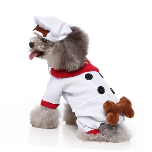 Disfraz para Perro Halloween Talla L Blanco miniatura 6