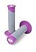 ProTaper Neon Purple/Grey Clamp-On Pillow Top Grips Pair for Most 2-Stroke and 4-Stroke Motocross Models 021675