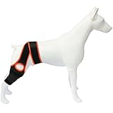 QYJLOFMVE Genouillère pour Chien, Support pour Grands et Petits Chiens Souffrant de LCA, CCL, Blessures au Ligament croisé, Luxation de la Rotule ou Arthrose pour Les Pattes Arrière et