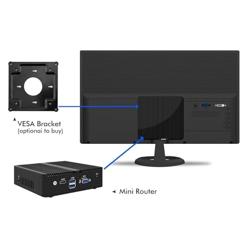 Image of Firewall Micro Appliance N150(Upgraded N100, 4C /4T),4Xi226-V 2.5G Fanless Mini PC,6*USB,1*HDMI,1*DP 1*RJ45 COM,Small Desktop PC Computer for Industrial Business Office No Ram No Storage