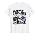 Disney Hannah Montana World Tour Ready To Rock Chest Poster T-Shirt