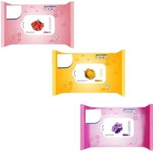Pack of 3 Skin Friendly Wet Wipes, Strawberry, Honey & Lavender, 3 Pack | Mixed Fragrances, Gentle on Skin, Resealable Pack, Daily Use, Soft Cleansing-image-28