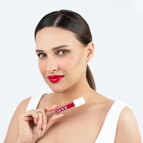 Image of Liquid Matte Lipstick - Honey Chipotle, Warm Deep Red | Food-Proof, Transfer-Proof, Lightweight | Lasts Up to 8 Hours | 5 ml