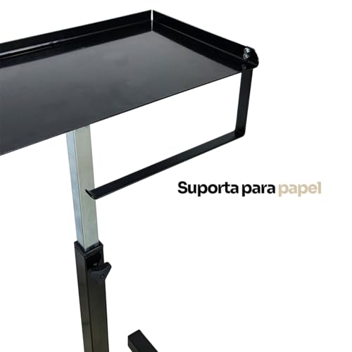 Mesa Bancada Auxiliar Tatuador Portátil c/Suporte Papel