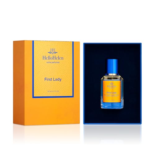 HelloHelen First Lady, Eau de Parfum 1 x 50 ml para mujer + 1 x 10 ml como regalo. Este perfume combina la frescura de las notas cítricas con la delicadeza de los acentos florales y la profundidad de