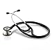 ADC Adscope 601 Convertible Cardiology Stethoscope with Tunable AFD Technology, Adult Diaphragm and Adult Bell or Pediatric Diaphragm, 28 inch Length