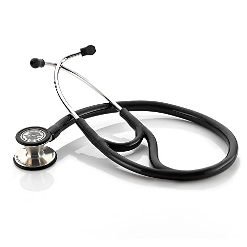 ADC Adscope 601 Convertible Cardiology Stethoscope with Tunable AFD Technology, Adult Diaphragm and Adult Bell or Pediatric Diaphragm, 28 inch Length