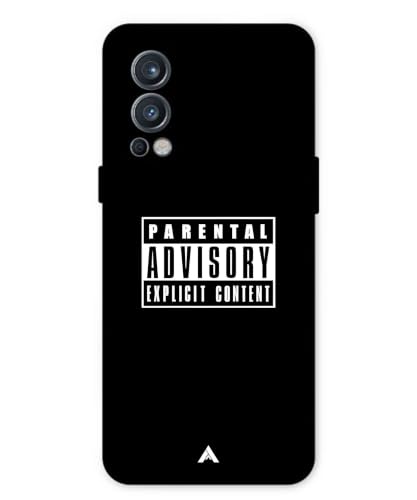 Image of Premium Explicit Case for Oneplus Nord 2 Soft-Touch Metal TPU Back Cover, Shockproof, Designer, Aesthetic Mobile Phone Case (Glossy Finish)