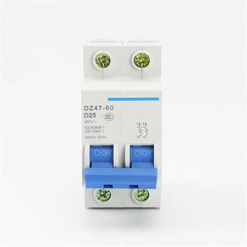 Disyuntor DZ47-60 2P AC 230/400V magnetotérmico para cuadros eléctricos
