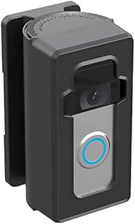 Anti-Theft Video Doorbell Corner Mount with adjustable Angle,Mounting Bracket for Video Doorbell 1/2/3/4 cover Holder Not Block Doorbell Sensor