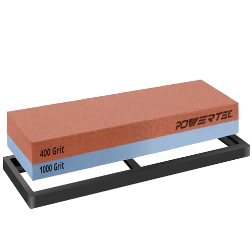 POWERTEC Whetstone Knife Sharpening Stone 400/1000