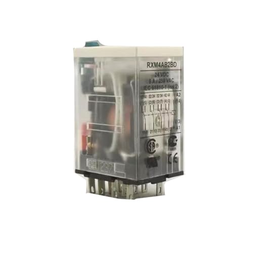 Relais RXM4AB2BD 24 V CC inverseur miniature Zelio 14 broches embrochable pour automatisme