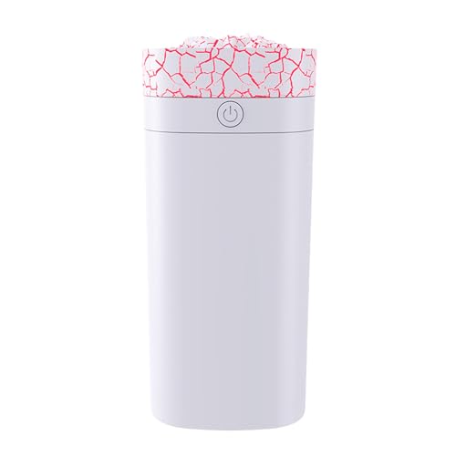 Mihauuke Humidificador de Dormitorio | Difusor de Aceites Esenciales con LED de Siete Colores | Ambientador Portátil de Nebulización Recargable y Silencioso para Bebés, Niños, Mascotas, Hogar, Coche y
