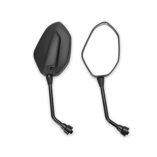 Rétroviseurs moto 10mm universels avec miroir grand angle anti-vibration