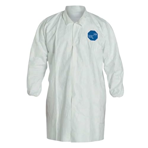 DuPont Tyvek Lab Coats No Pockets Knee Length 251-TY211S-XL