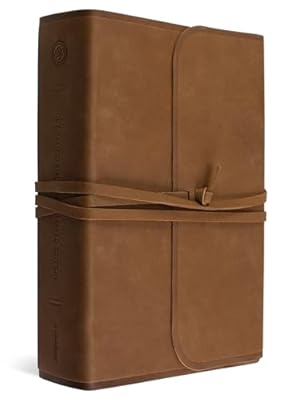 Book cover ESV Journaling Bible, Interleaved Edition (Brown, Flap with Strap)