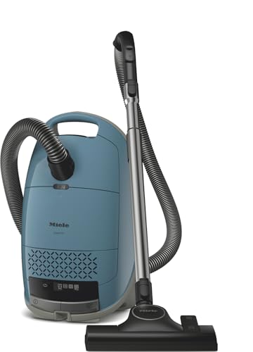 Miele Guard M1 Flex Bagged Cylinder Vacuum Cleaner with AirClean Filter, AllTeQ Universal Floorhead and Flexible Crevice Tool, LED Icon Display, in Nordic Blue